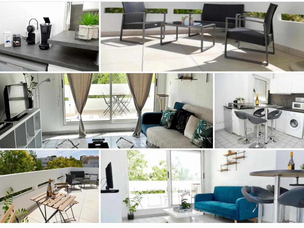 Appartement Terrasse Panoramique Hopitaux Et Facultes 蒙彼利埃 外观 照片